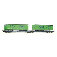 77385 Roco Doppeltaschen-Gelenkwagen T3000e LKW Walter DB AG 77385 Roco Doppeltaschen-Gelenkwagen T3000e LKW Walter DB AG